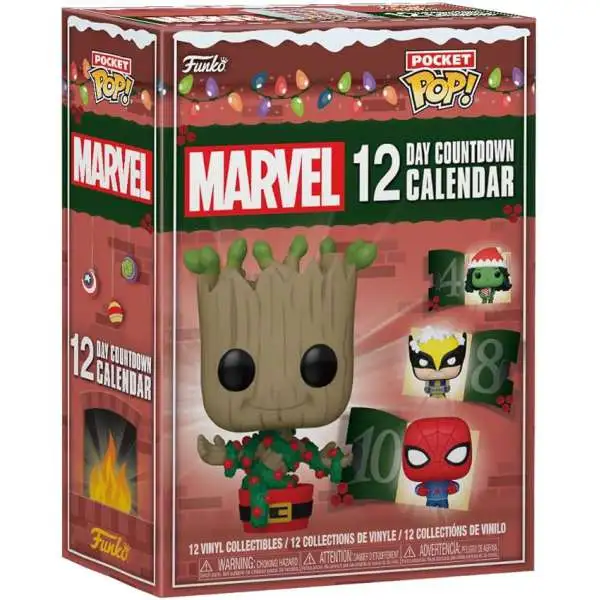 Funko Countdown Calendar Marvel 12-Day Vinyl Figure Advent Calendar