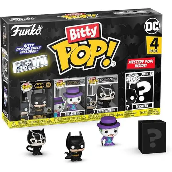 Funko DC Bitty POP! Batman 85th Anniversary Micro Figure 4-Pack [85th Anniversary]