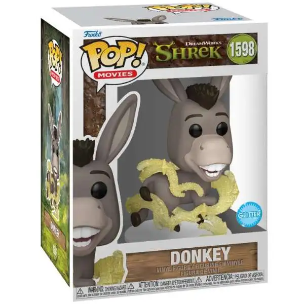 Funko Shrek 30th Anniversary POP! Movies Donkey Vinyl Figure #1598
