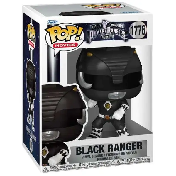 Funko Mighty Morphin Power Rangers POP! Movies Black Ranger Vinyl Figure #1776 [The Movie]