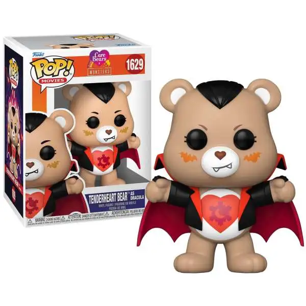 Funko Care Bears Universal Monsters POP! Movies Tenderheart Bear as Dracula Vinyl Figure #1629
