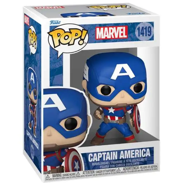 Funko New Classics POP! Marvel Captain America Vinyl Figure #1419 [New Classics]
