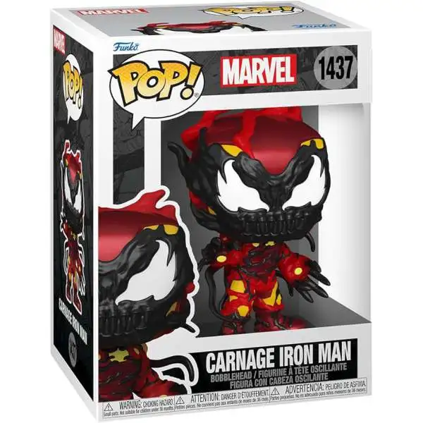 Funko Carnage-ized POP! Marvel Iron Man Vinyl Figure #1437