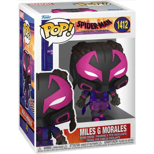 Funko Spider-Man Across the Spidervierse POP! Marvel Miles G Morales Vinyl Figure #1412
