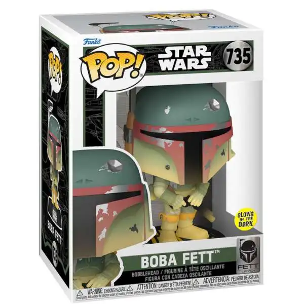 Funko POP! Star Wars Boba Fett Vinyl Figure #735 [Glows in the Dark!]