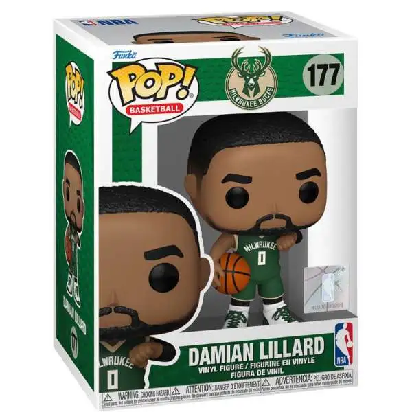 Funko Milwaukee Bucks POP! NBA Damian Lillard Vinyl Figure #177