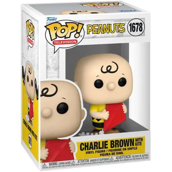 Funko Peanuts POP! Animation Charlie Brown Vinyl Figure #1678 [With Kite]