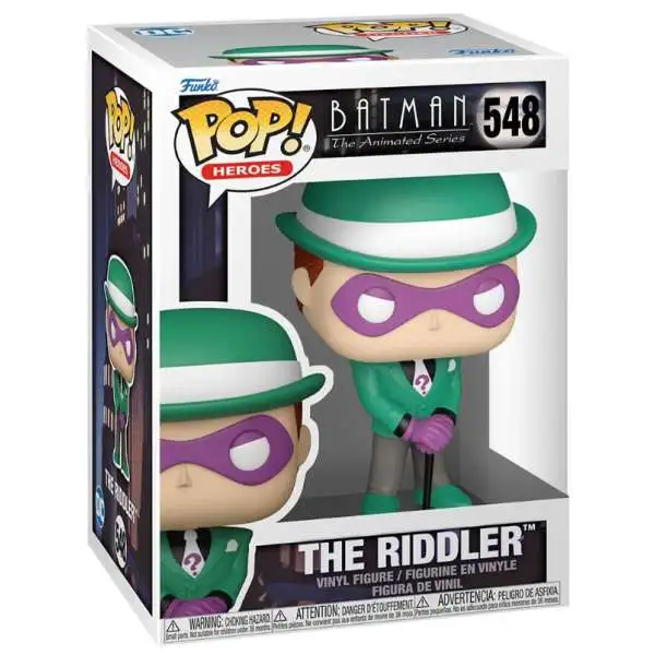 Funko DC Batman: The Animated Series POP! Animation The Riddler Vinyl Figure #548 (Pre-Order ships October)
