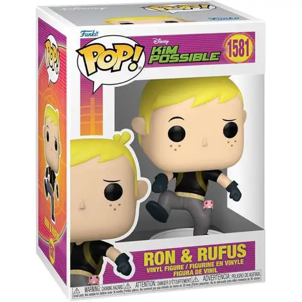 Funko Kim Possible POP! Disney Ron Vinyl Figure #1581 [With Rufus]