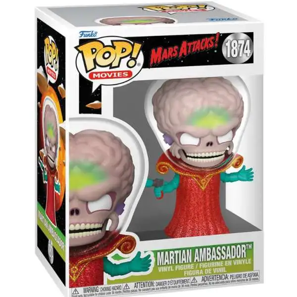 Funko Mars Attacks POP! Movies Martian Ambassador Vinyl Figure #1874