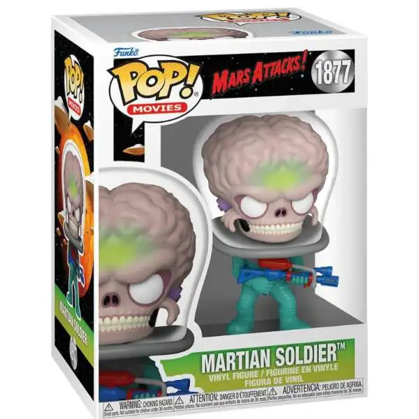 Funko Mars Attacks POP! Movies Martian Soldier Vinyl Figure #1877