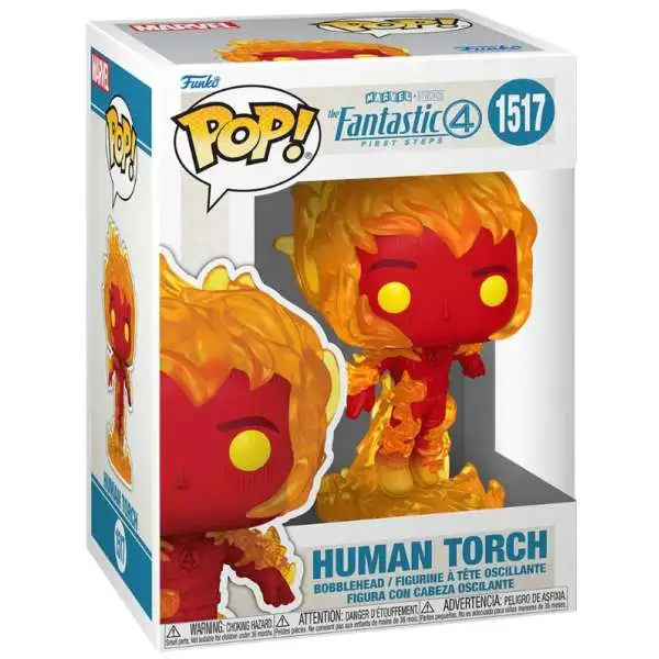 Funko Fantastic Four: First Steps POP! Marvel Human Torch Vinyl Figure #1517