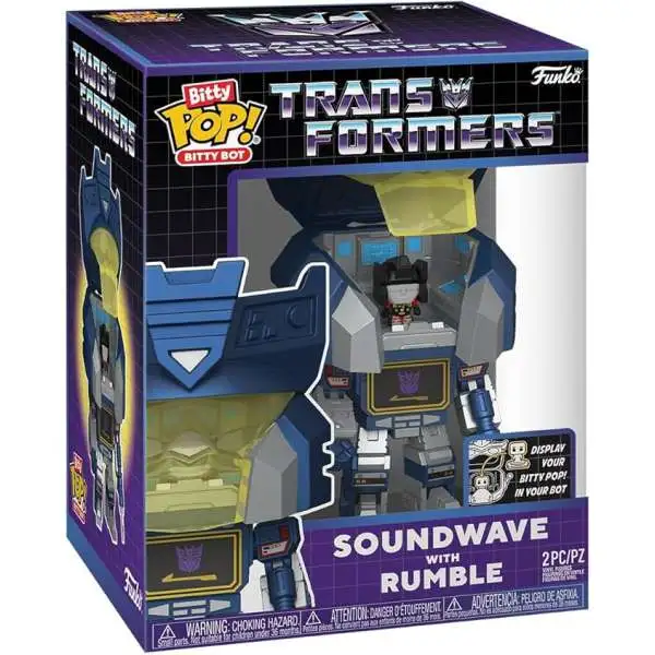 Funko Transformers Bitty BOTS! Soundwave Mini Vinyl Figure
