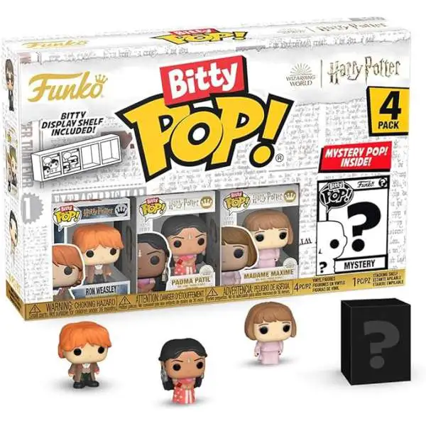 Funko Harry Potter Goblet of Fire Bitty POP! Ron Weasley Micro Figure 4-Pack