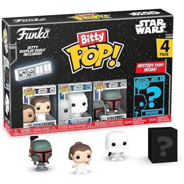 Funko Star Wars Bitty POP! Leia Organa Micro Figure 4-Pack