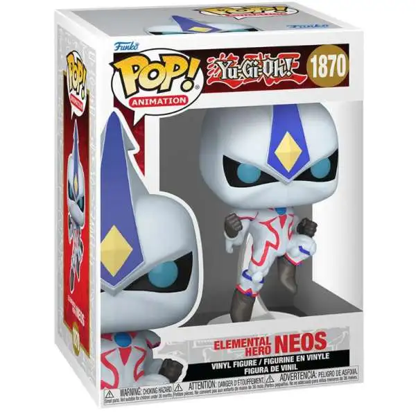 Funko YuGiOh POP! Animation Elemental Hero Neos Vinyl Figure #1870