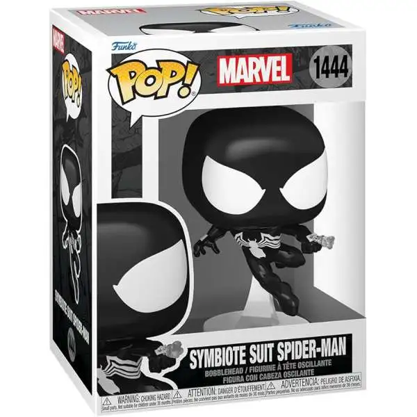 Funko POP! Marvel Symbiote Suit Spider-Man Vinyl Figure #1444