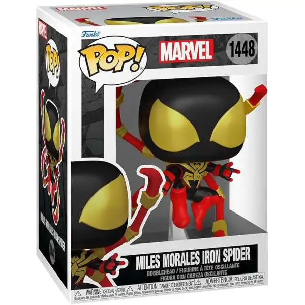 Funko Spider-Man POP! Marvel Miles Morales Iron Spider Vinyl Figure #1448 [Regular Version, Damaged Package]