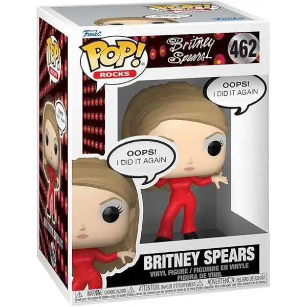 Funko POP! Rocks Britney Spears Vinyl Figure #462 [Oops, I Did it Again] (Pre-Order ships February)