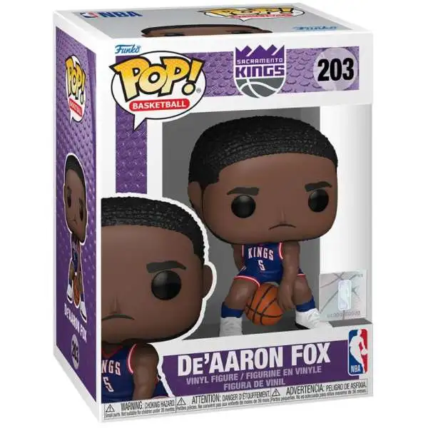 Funko Sacramento Kings POP! NBA De'Aaron Fox Vinyl Figure #203 [2024-25]