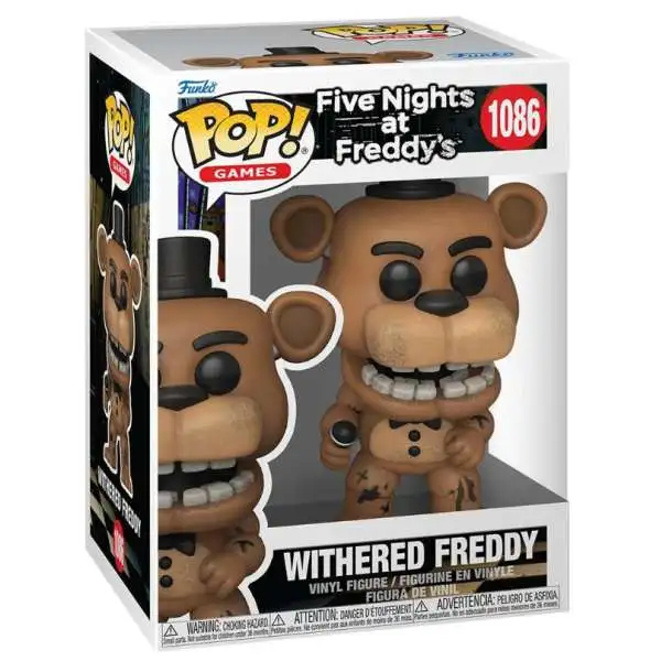 Funko Five Nights at Freddy's POP! Games Withered Freddy Vinyl Figure #1086