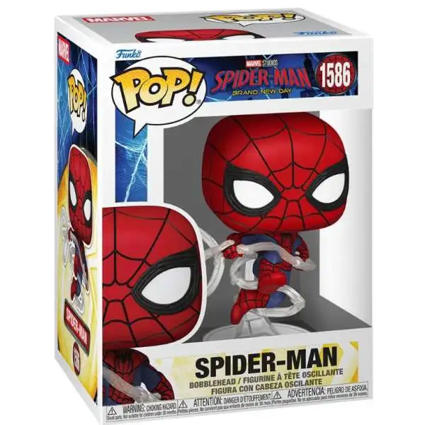 Funko Spider-Man: Brand New Day POP! Marvel Spider-Man Swinging Vinyl Figure #1586