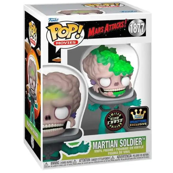 Funko Mars Attacks POP! Movies Martian Soldier Vinyl Figure [Chase Version]
