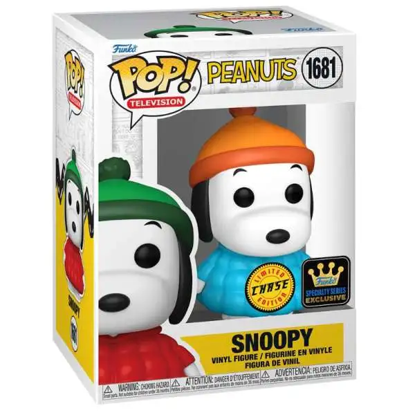 Funko Peanuts POP! Animation Snoopy Vinyl Figure #1681 [BLUE Coat, Chase Version]