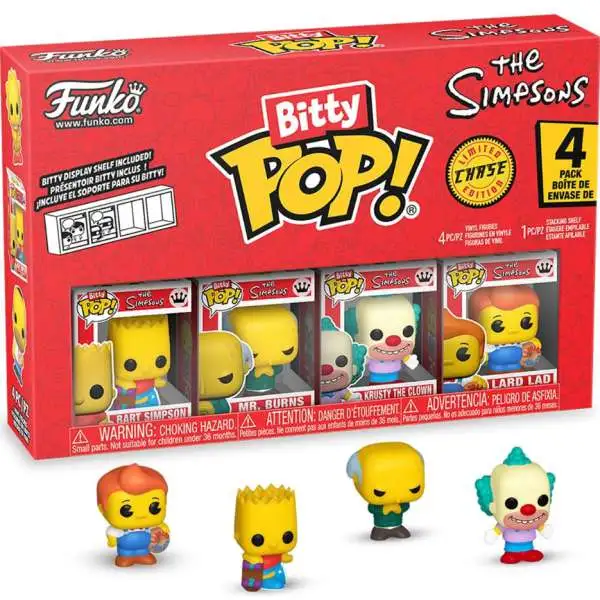 Funko The Simpsons Bitty POP! Bart Simpson Vinyl Mini Figure 4-Pack