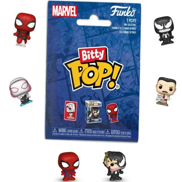 Funko Marvel Bitty POP! Spider-Man Vinyl Mini Figure Mystery Pack