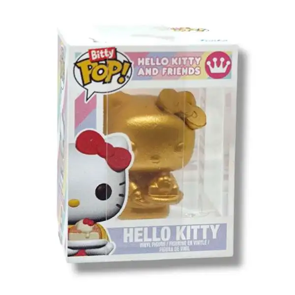 Funko Sanrio Bitty POP Hello Kitty 124 Micro Figure Gold Loose