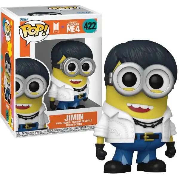 Funko Despicable Me 4 Minion x BTS POP! Movies Jimin Vinyl Figure #422