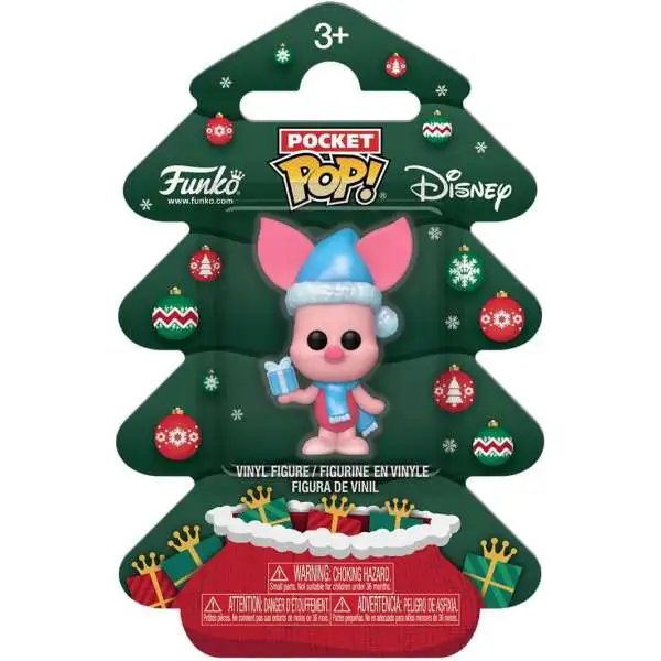 Funko Winnie the Pooh Pocket POP! Piglet Vinyl Mini Figure [Holiday Tree]
