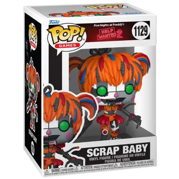 Funko Five Nights at Freddy's Help Wanted 2 POP! Games Scrap Baby Vinyl Figure #1129