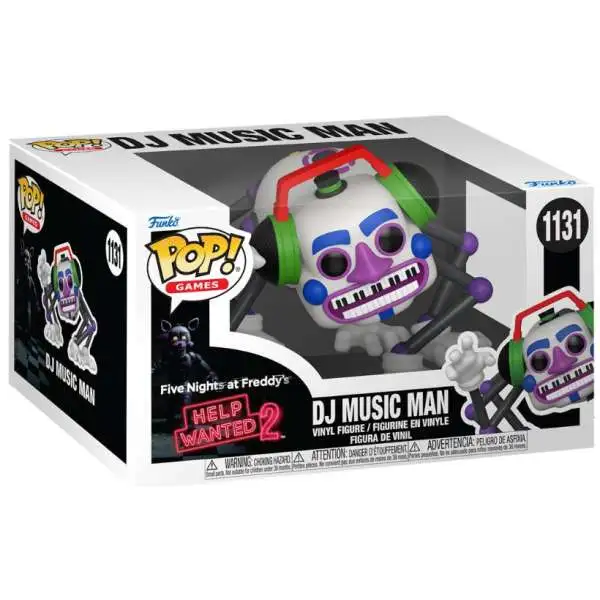 Funko Five Nights at Freddy's Help Wanted 2 POP! Games DJ Music Man Vinyl Figure #1131