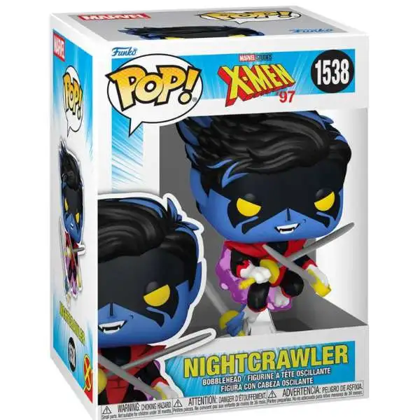 Funko X-Men '97 POP! Marvel Nightcrawler Vinyl Figure #1538 [X-Men '97]