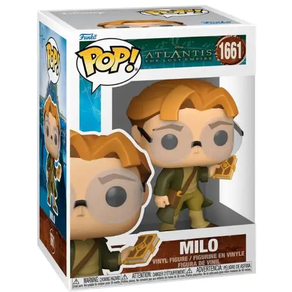 Funko Atlantis: The Lost Empire POP! Disney Milo Vinyl Figure #1661