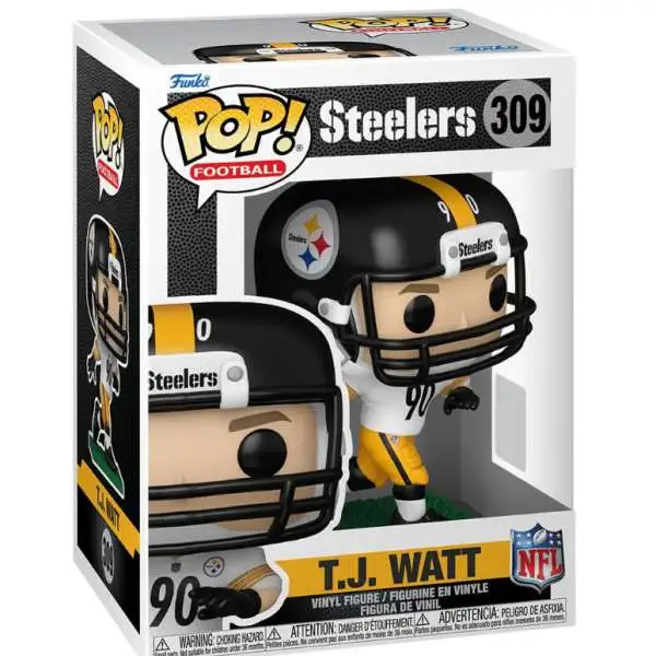 Funko NFL Pittsburgh Steelers POP! Football T.J. Watt Vinyl Figure #309