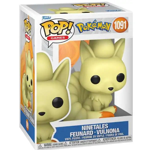 Funko Pokemon POP! Games Ninetales Vinyl Figure #1091
