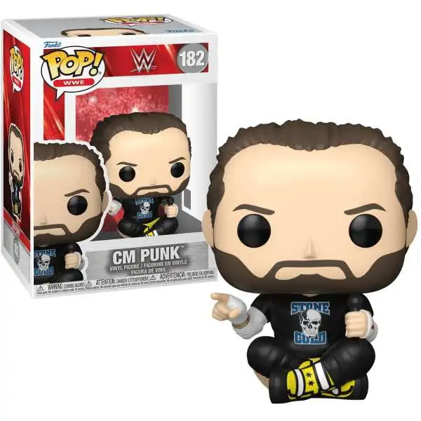 Funko WWE Wrestling POP! WWE CM Punk Vinyl Figure [Sitting]