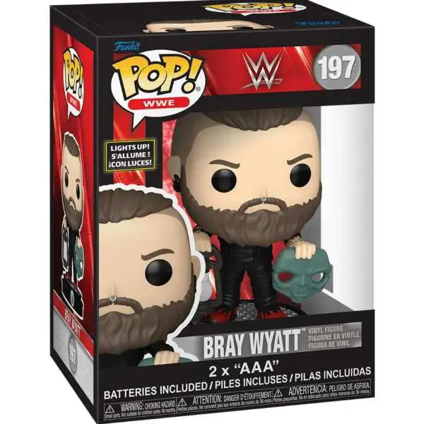 Funko WWE Wrestling POP! WWE Bray Wyatt Vinyl Figure [SFX Light-Up]