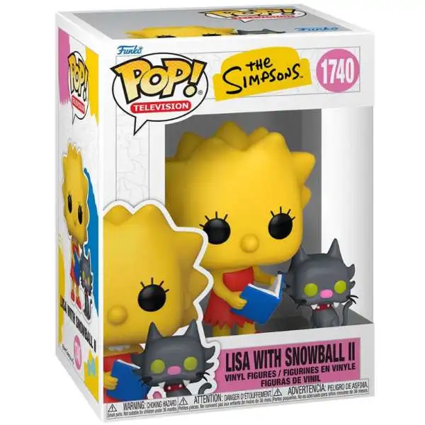 Funko The Simpsons POP! Animation Lisa & Snowball II Vinyl Figure #1740