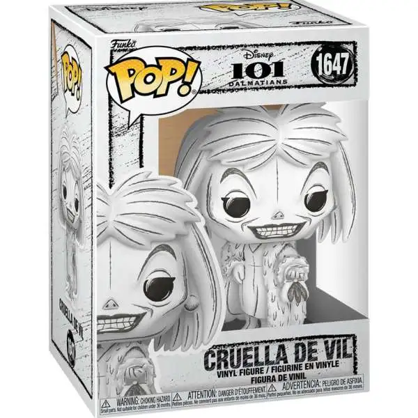 Funko 101 Dalmations POP! Disney: Sketched Cruella De Vil Vinyl Figure #1647