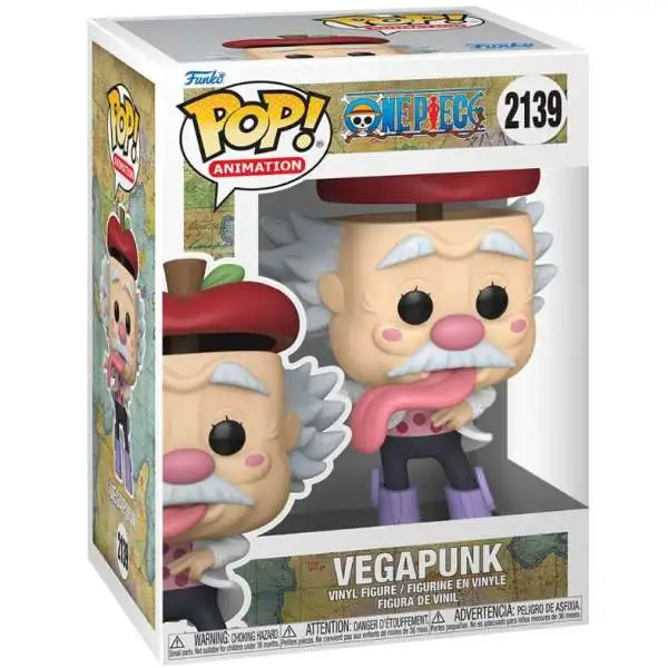 Funko One Piece Egghead Island POP! Animation Dr Vegapunk Vinyl Figure #2139
