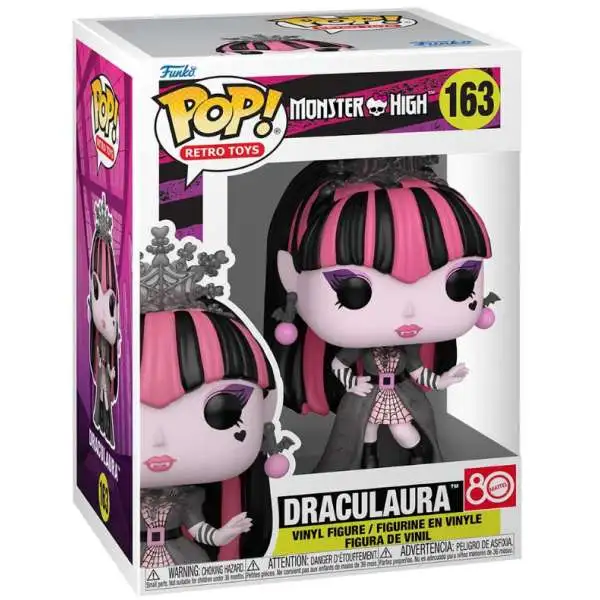 Funko Monster High POP! Retro Toys Draculaura Vinyl Figure #163