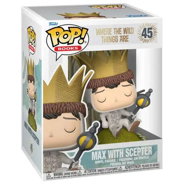 Funko Where the Wild Things Are POP! Books Max Deluxe Vinyl Figure #45 [With Scepter]