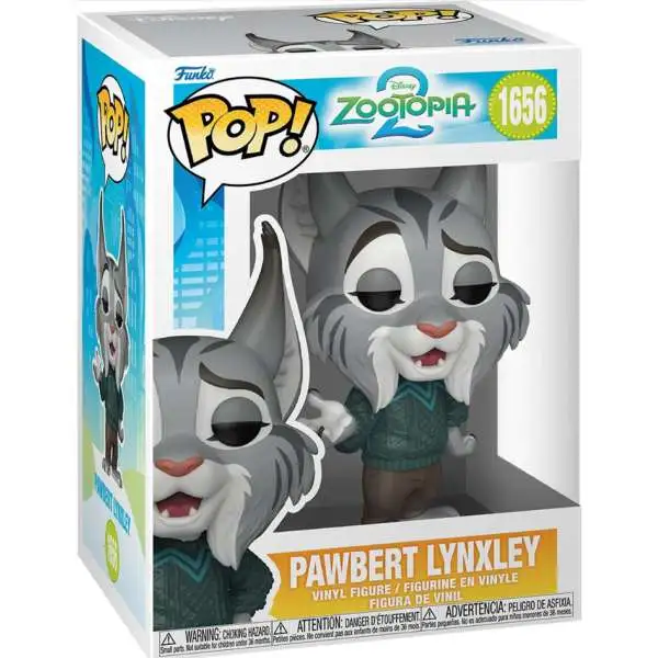 Funko Zootopia 2 POP! Disney Pawbert Lynxley Vinyl Figure #1656