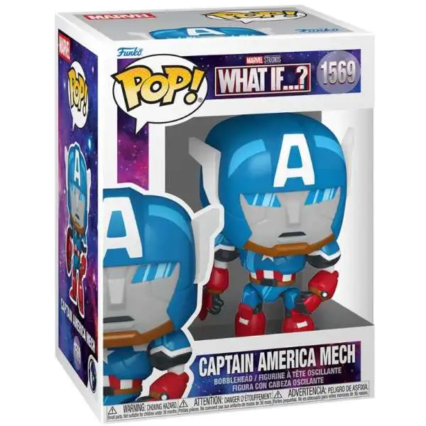 Funko What If POP! Marvel Captain America Mech Vinyl Figure #1569