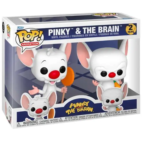 Funko Animaniacs POP! Animation Pinky & The Brain Vinyl Figure 2-Pack