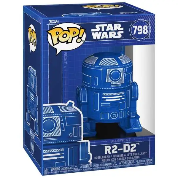 Funko POP! Star Wars R2-D2 Blueprint Vinyl Figure #798